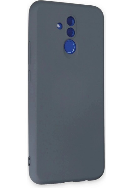 Huawei Mate 20 Lite Kılıf Nano Içi Kadife Silikon - Gri (K95) fiyatları