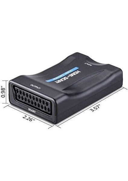 4363 HDMI To Scart Av Video Çevirici Skart Dönüştürücü Adaptör fiyatları