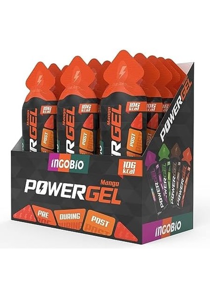 Ingobio Powergel Mango Elektrolit Içeren Sporcu Enerji Jeli - 15 Adet modelleri