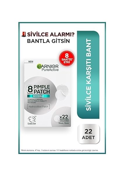 Pimple Patch 22'li Sivilce Bandı/hidrokolloid Bant modelleri