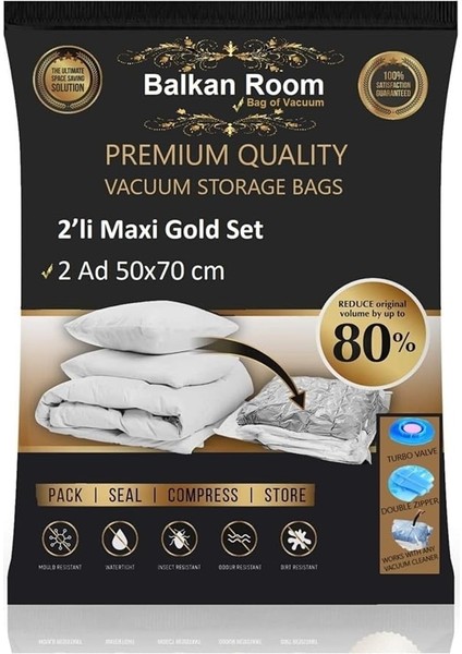 Room-Vakum Hurcu 2’li Maxi Gold Set Vakumlu Hurç Vakumlu Poşet (10)