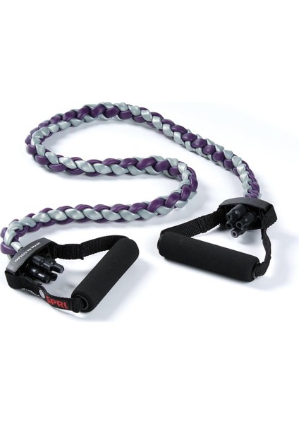 Örgülü Xertube Direnç Bantları - Ev Spor Salonu Fitness Antrenmanı Için Egzersiz Ekipmanları - Güç, Ağırlık ve Direnç Için Konforlu