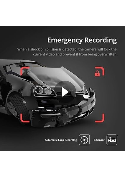 Dash Cam G300H Pro 1296P 140° Geniş Açı Akıllı Araç Içi Kamera fırsatları