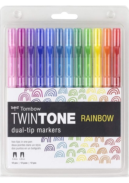 American Inc. Marker Twintone Rainbow, Tek Beden