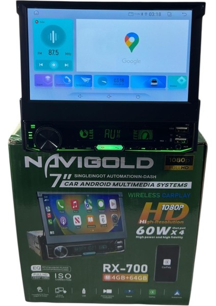 Navigold RX700 4-64 Pro Indash modelleri