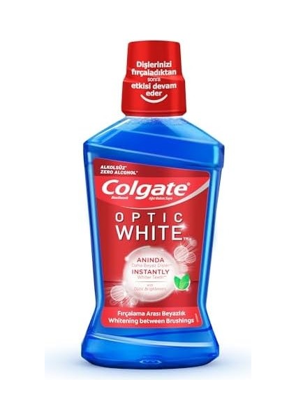 Colgate Optic White Beyazlatıcı Ağız Bakım Suyu 500 ml fiyatları
