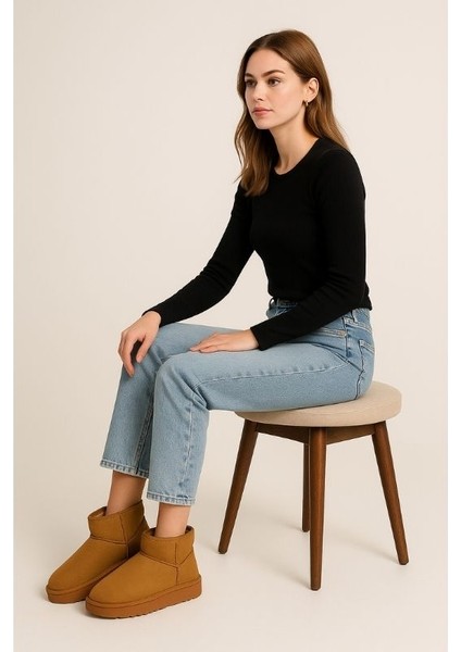 Kadın Bot Içi Kürklü Süet Ug Model Eva Taban Bot modelleri