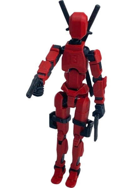 DUMMY13 Aksiyon Figür Robot - Tüm Eklemleri Hareketli (Aksesuarlar Dahil)