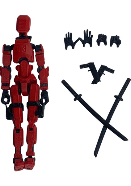 DUMMY13 Aksiyon Figür Robot - Tüm Eklemleri Hareketli (Aksesuarlar Dahil) fırsatları