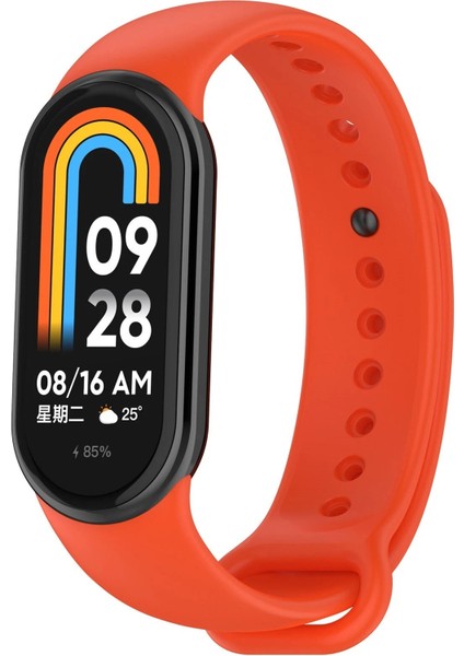 Xiaomi Smart Band 10 ( Mi Band 10 ) Uyumlu Silikon Kordon Esnek Renkli Sportif Klasik Kayış