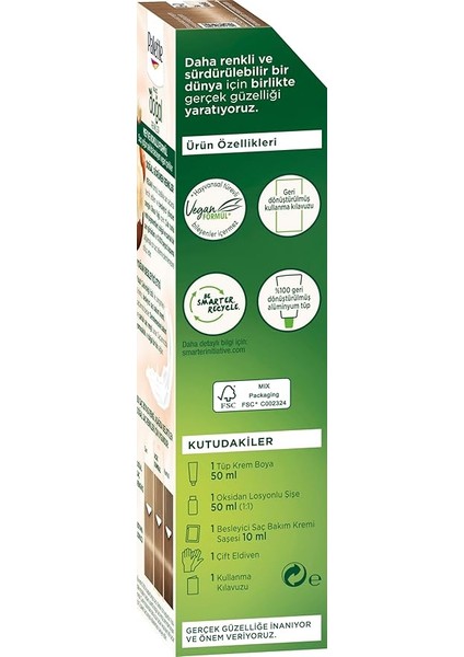 Kalıcı Doğal Renkler 8-0 Bal Köpüğü Saç Boyası, Tek Ebat fırsatları