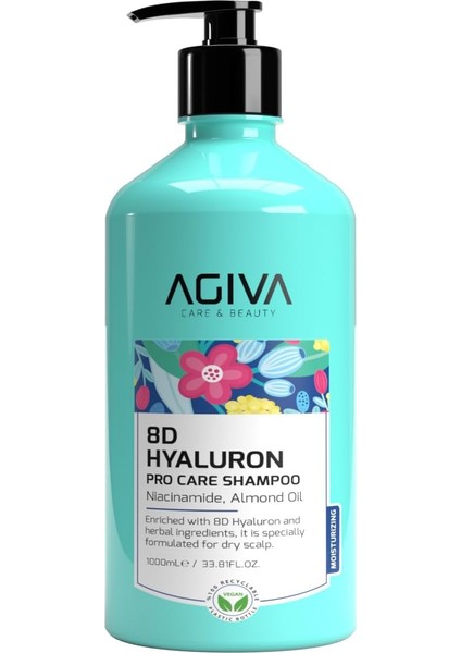 Agıva Care 8d Hyaluron 1000ML Şamp.