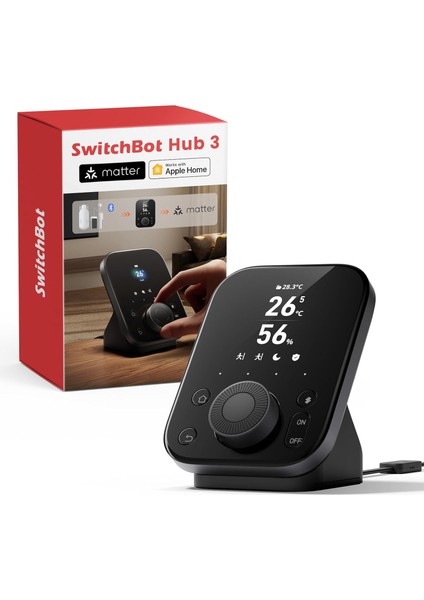 Hub 3 Akıllı Ev Hub- Matter Destekli, Ir Kumanda ve Termometre/higrometre (Alexa, Homekit, Google Home Uyumlu)