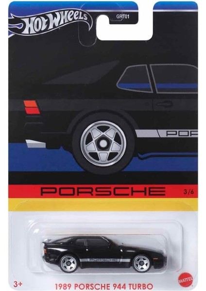 Wheels Özel Arabalar Serisi Porsche GRT01-HRW58 1989 Porsche 944 Turbo