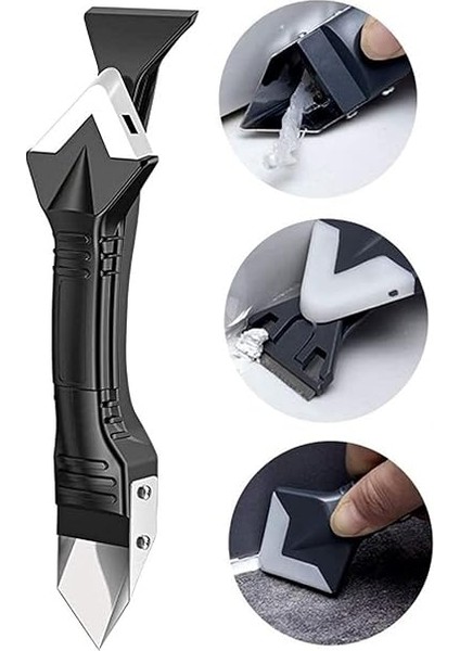 Sıyırıcı Silikon Fayans Uygulayıcı Nane Kazıyıcı Aparat 3ü1 Arada, , Tek Ebat fiyatları