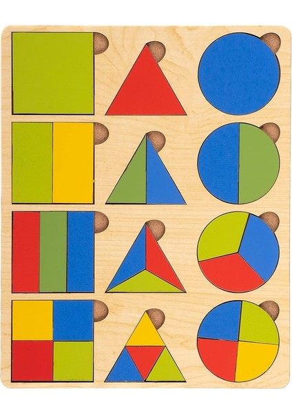 Eğitici Ahşap Geometrik Şekiller Ahşap Oyuncak Eğitici Çocuk Oyuncakları, Kubbehan