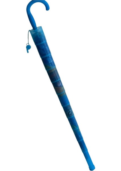 Katlanabilen Koruma Kılıflı Bardaklı Düdüklü 70 Cm! Mavi Arabalı Erkek Çocuk Şemsiyesi modelleri