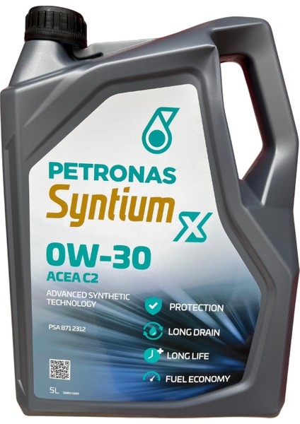 Syntium 0W-30 Acea C2 5 Litre