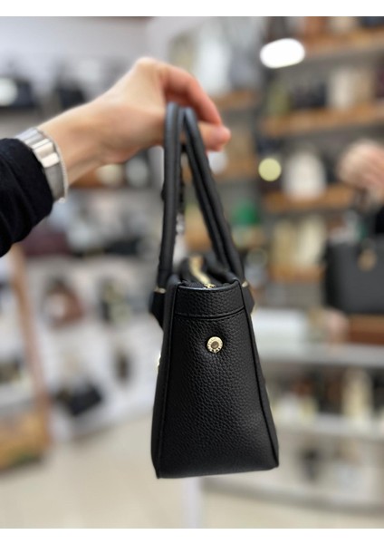 67-8123 Kadın Omuz ve Kol Çanta- Siyah fırsatları