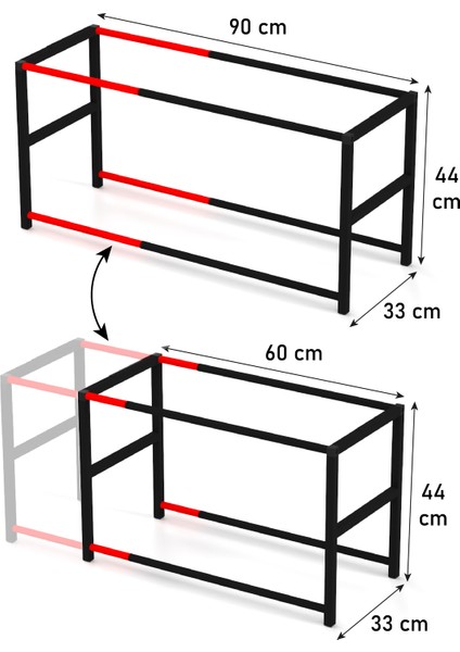 Genişletilebilir Raf Ayarlanabilir Düzenleyici Suya Dayanıklı Mutfak Düzenleyici Banyo Düzenleyici modelleri