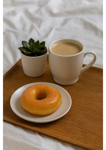 Fıstık Yeşili Seramik Fincan – 230 ml Modern Kahve Kupası