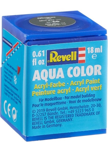 - Su Bazlı Maket Boyası Zeytin Gri Mat 18 ml (36166)