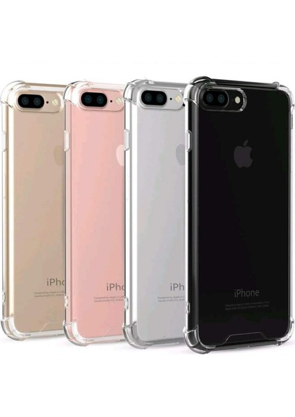 8 ile Uyumlu Kılıf Nitro Köşeleri Çıkıntılı Silikon,şeffaf, Renksiz