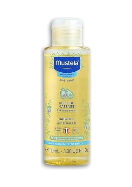 Mustela Avokado Yağı Içeren Bebek Masaj Yağı 100 ml