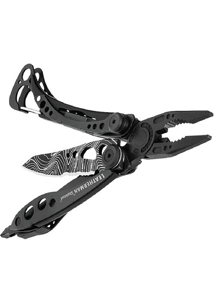 Skeletool Multitool - Black Topo Blade modelleri
