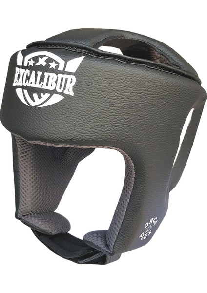 Açık Boks Kickboks Kaskı Siyah L