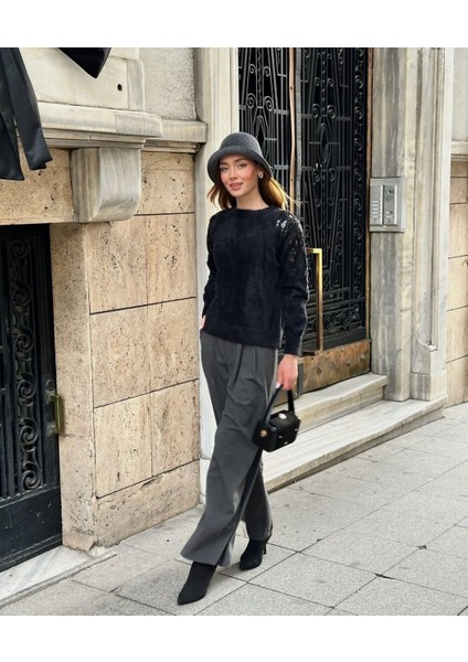 Angora Triko Kazak Kadın modelleri