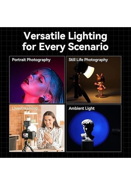 L3 Rgb LED Efektli Video Işığı L052GBB1 fırsatları