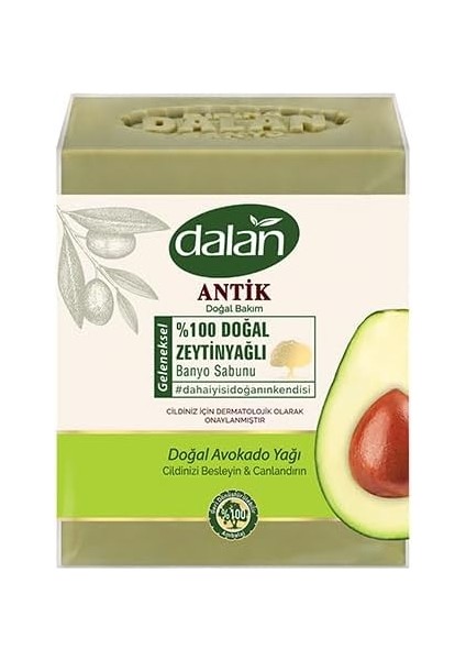 Dalan Antik Doğal Bakım Doğal Avokado Yağı Banyo Sabunu 150X4 G