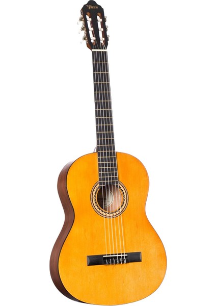 VC204L Klasik Gitar, Scale 4/4, Solak, Naturel Mat, Kapak