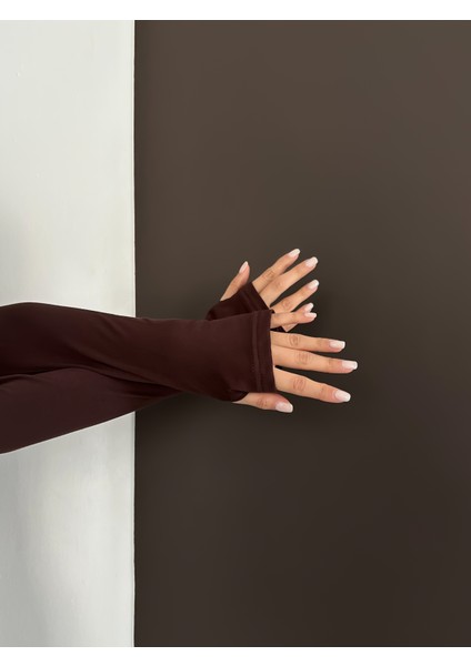 Kadın 2'li Set Parmak Detaylı Body