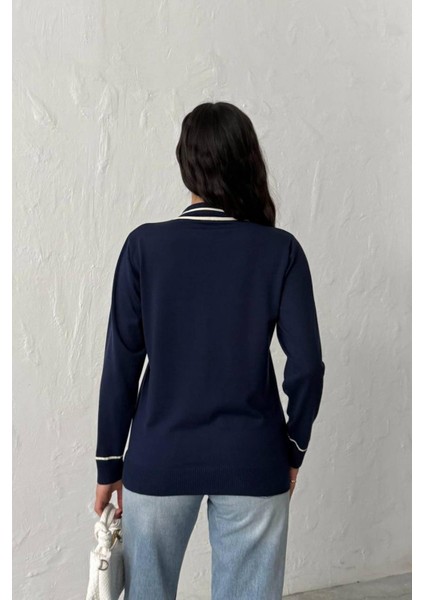 Ribelle Lacivert Triko Kazak fırsatları