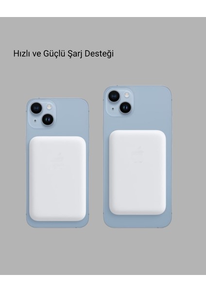 Magsafe 15W Kablosuz Hızlı Şarj, Lightning Girişli Taşınabilir Batarya modelleri
