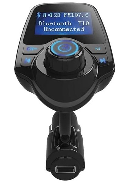 T10 Usb-Sd-Aux-Bluetooth Destekli 2.1A Fm Transmitter fiyatları