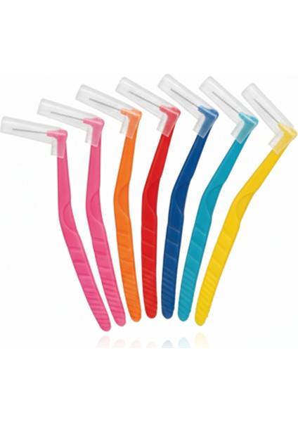 Arayüz Fırçası Diş Arası Arayüz Fırçası L Tipi Diş Ara Fırçası 6 Adet Mavi 0,60 mm