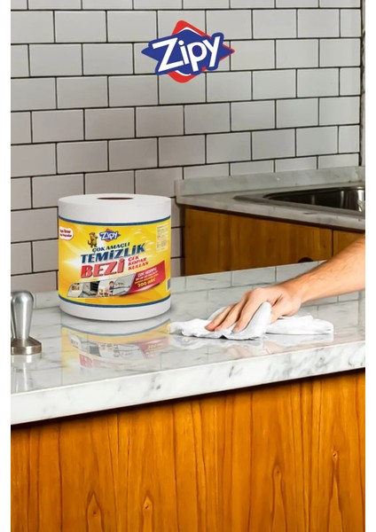 Dev Rulo Yeni 200 Adet Temizlik Bezi Çok Amaçlı Ultra Dayanıklı Bez