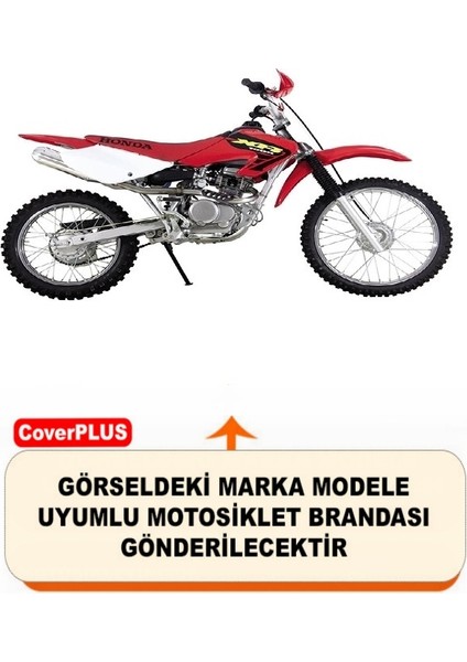 Honda Xr 100 R Branda (Arka Çanta Uyumlu) Motosiket Brandası (Siyah Renk) Motor Örtüsü Çadır Su Geçirmez Motosiklet Kılıfı Motor Brandası fiyatları