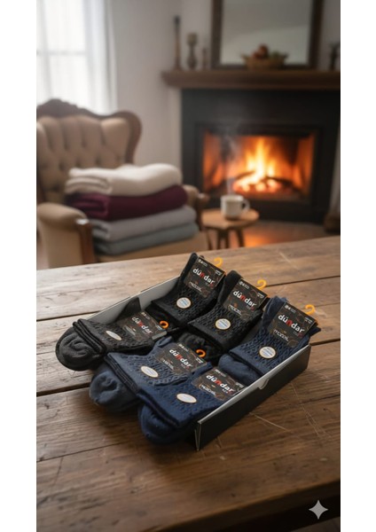 Dündar Unisex Modal Soket Çorap, Asorti, 12'li Kutu modelleri