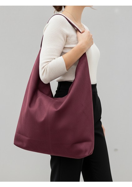 Aria Süet Geniş Omuz Çantası fiyatları