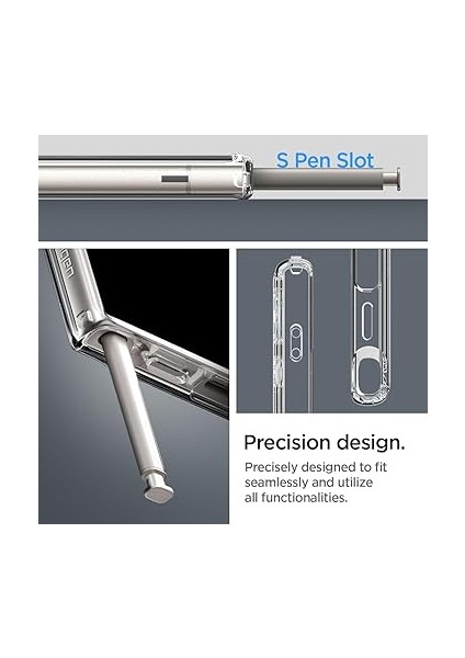 Galaxy S24 Ultra ile Uyumlu Kılıf Ultra Hybrid Onetap Metal Ring Magfit Zero One Natural Titanium - ACS07624 indirimleri