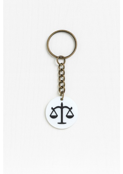 Terazi Burcu Nfc Anahtarlık – Akıllı Temassız Bağlantı Özellikli Burç Anahtarlığı (3,5 Cm)