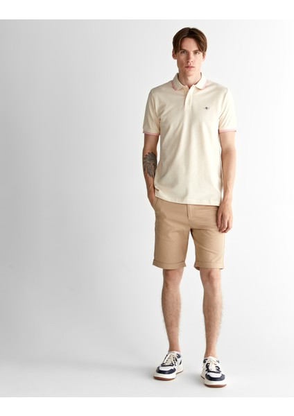 Erkek Krem Regular Fit Polo modelleri