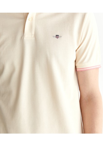 Erkek Krem Regular Fit Polo indirimleri