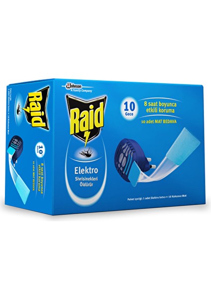 2 Adet Raid Elektro Mat Makine