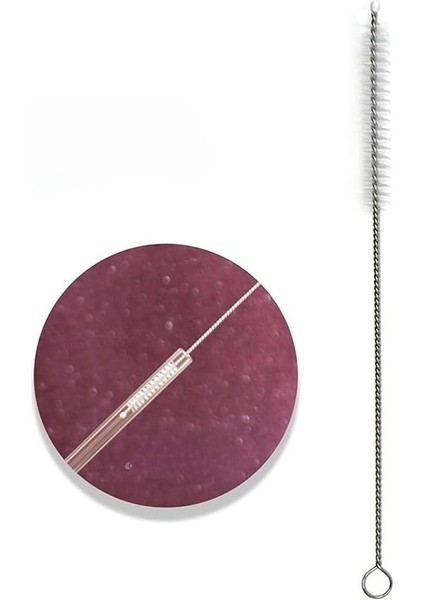 Pipet Temizleme Fırçası Pratik Bükülebilir Temizlik Fırçası Klavye Temizleme Fırçası Beyaz