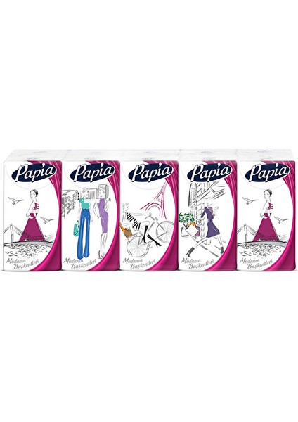 3 Adet Papia Mendil 10'lu